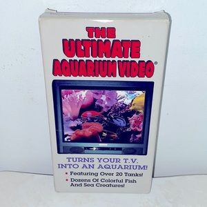 Collector’s Item: The Ultimate Aquarium Video VHS 📼 Video Tape Nostalgia 1/1‌